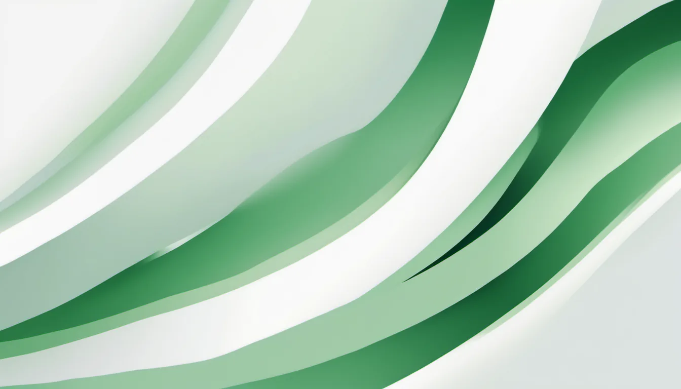 Abstract baseline band field illustration in green and pale sage on white — decorative header for Robot Mower Specs Compared Against the Category
