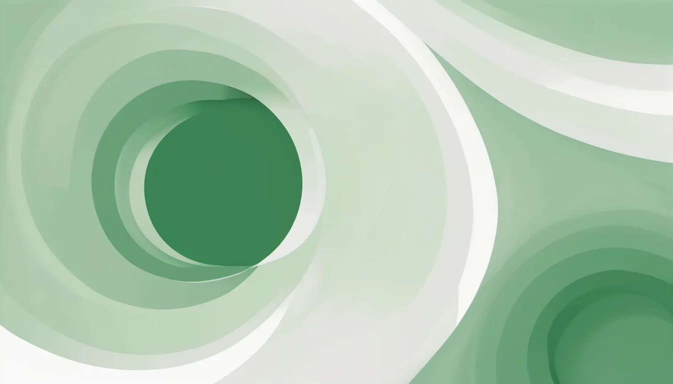 Abstract radiating range rings illustration in green and pale sage on white — decorative header for LiDAR Robot Mowers Compared on Published Specs