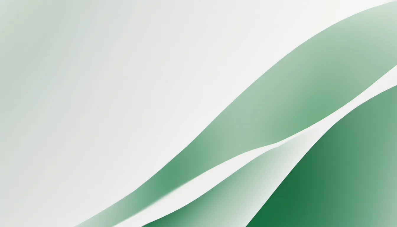 Abstract parallel precision lines illustration in green and pale sage on white — decorative header for RTK Robot Mowers Compared on Published Specs