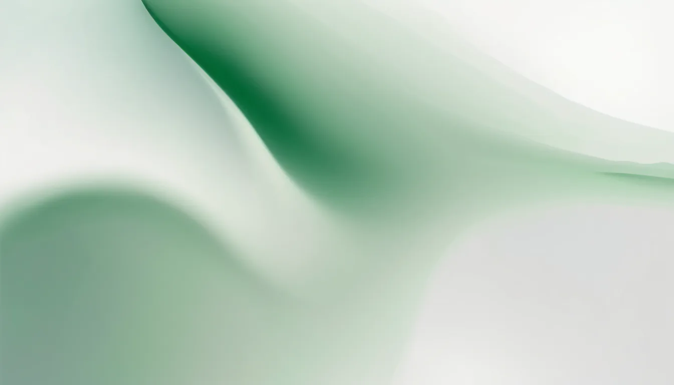 Abstract soft focus field illustration in green and pale sage on white — decorative header for Camera-Navigated Robot Mowers Compared on Published Specs