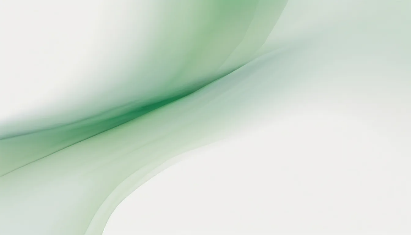 Abstract broken perimeter illustration in green and pale sage on white — decorative header for Wire-Free Robot Mowers Compared on Specs